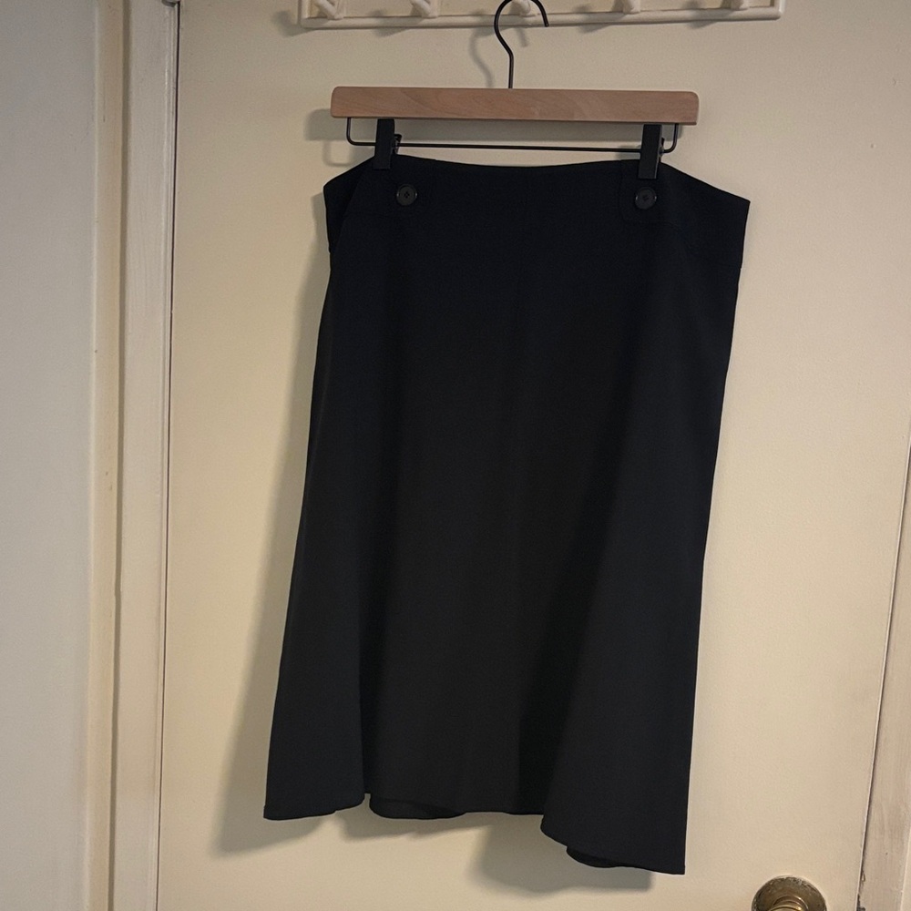 Ann Taylor Black A-Line Skirt